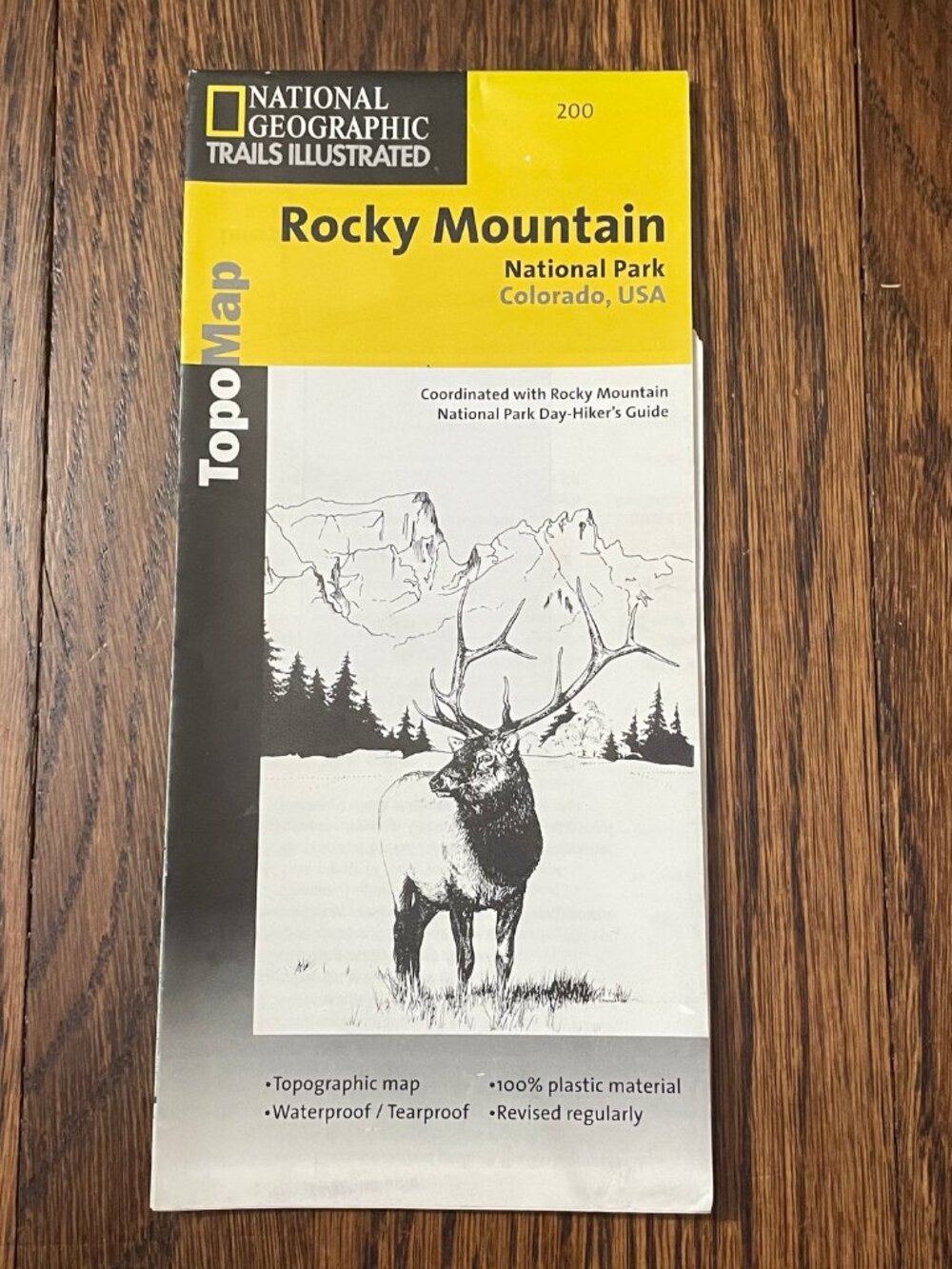 National Geographic Trails Illustrated Topographic Map #200 featuring Rocky Moun